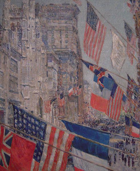 Childe Hassam Allies Day, May 1917